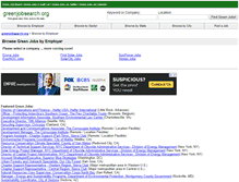 Tablet Screenshot of employers.greenjobsearch.org